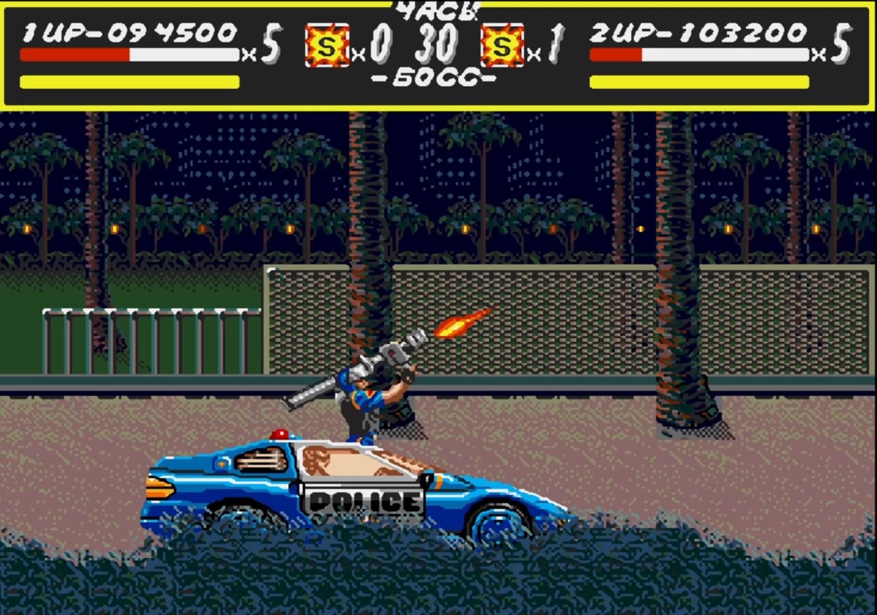 Streets Of Rage 1 - геймплей игры Sega Mega Drive\Genesis